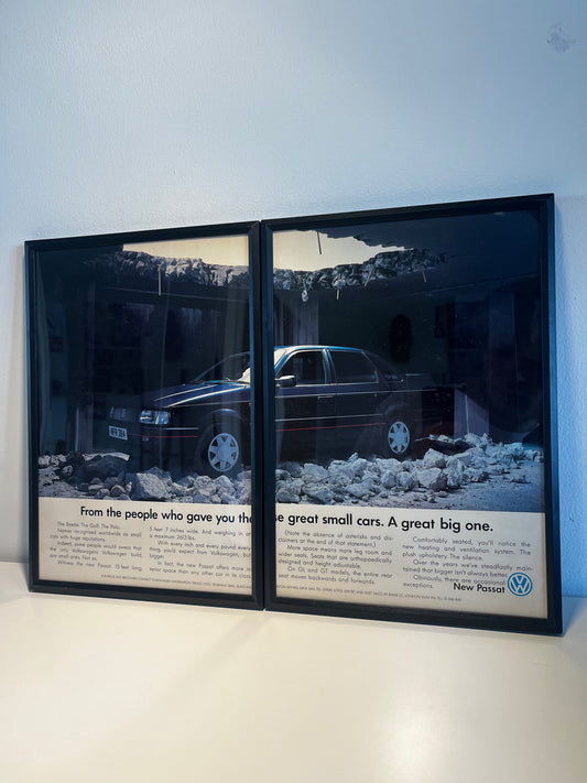 vintage volkswagen passat advert