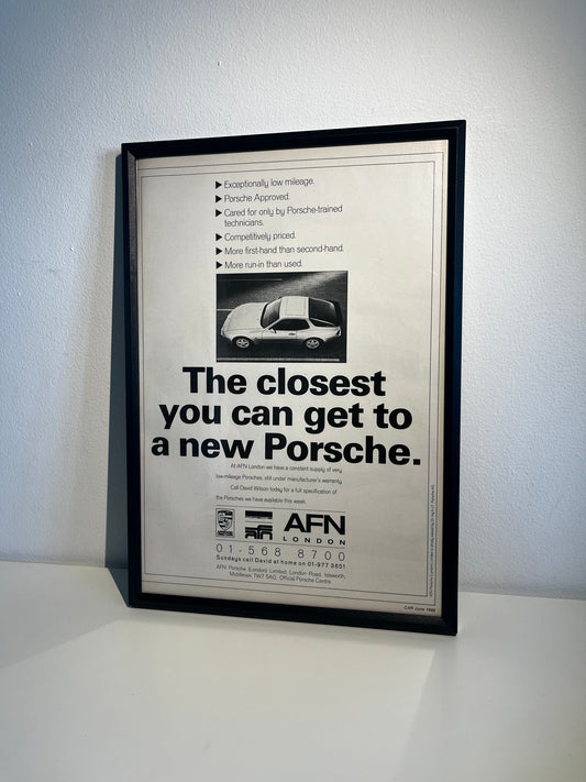 Original Porsche 944 Advert - 1980s