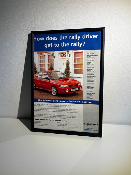 RARE Original Subaru Advert - 1990s
