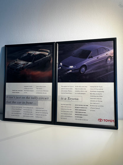 RARE Original Toyota Celica GT Advert - 1990s
