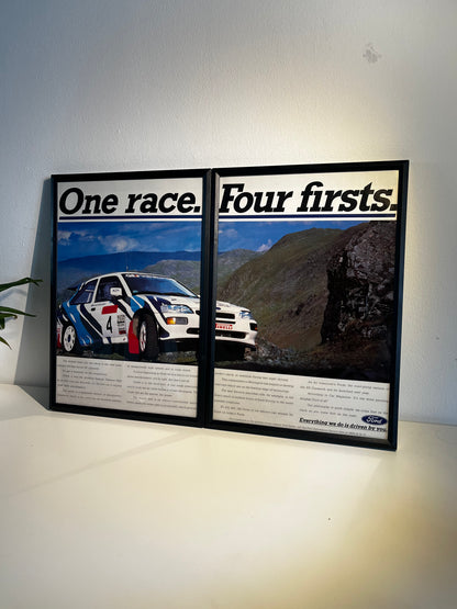 RARE Original Ford Escort Rs Cosworth Advert - 1990s