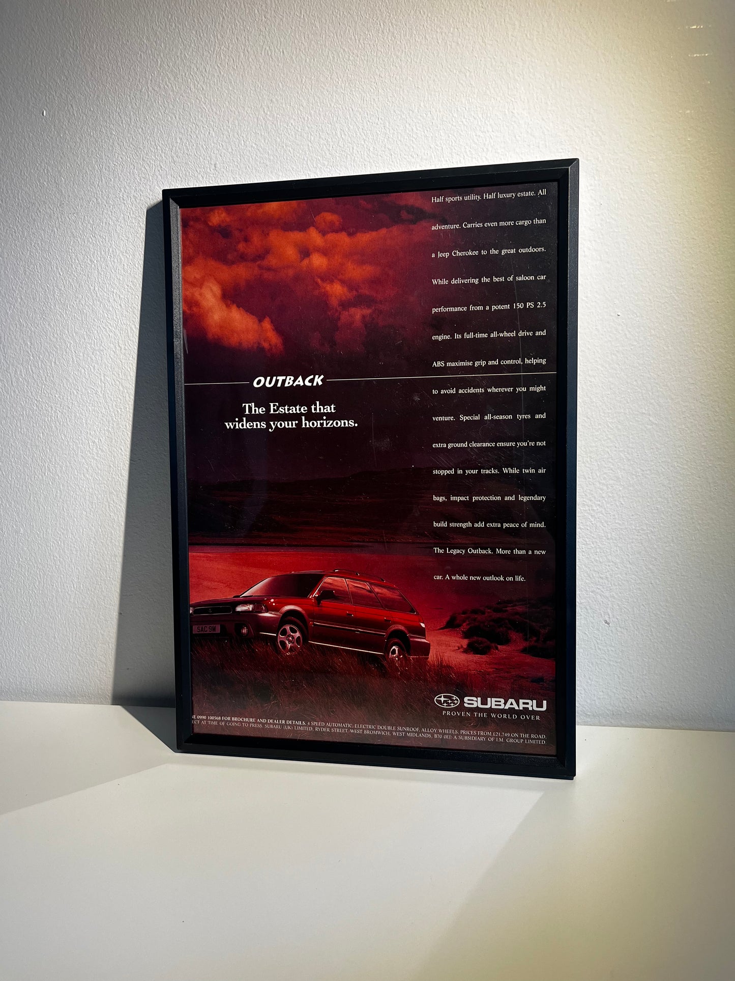 RARE  Original Subaru Advert - 1990s