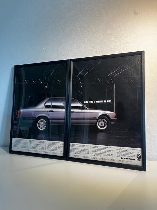 Original BMW E32 7 Series Advert - 1990s