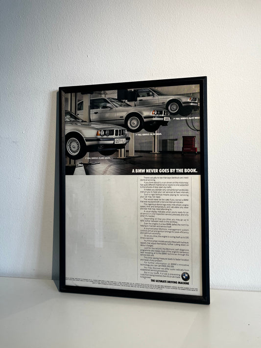 Original BMW E34-5 Series Service Advert - 1992