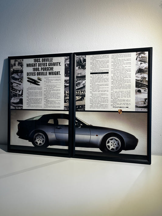 RARE Original Porsche 944 S2 Advert - 1990s