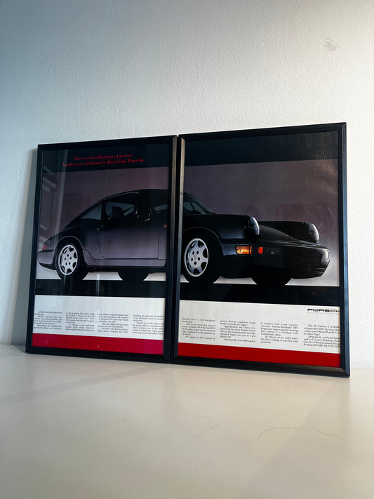 Original Porsche 911 Carrera 4 Advert - 1990s