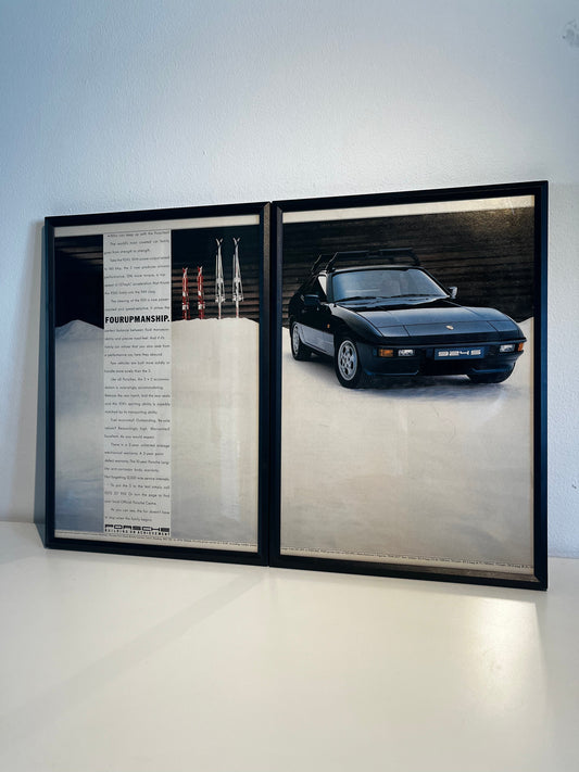 Original Porsche 924 Advert - 1988