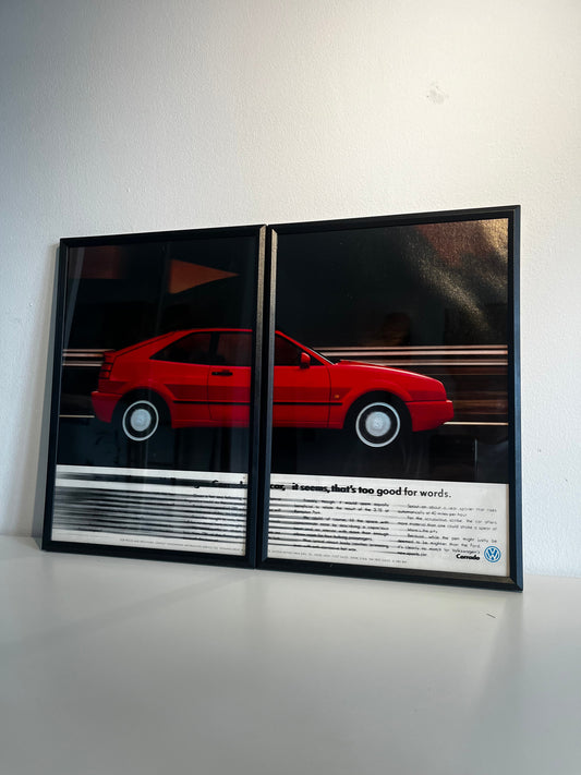 Original Volkswagen Corrado Advert  - 1990s