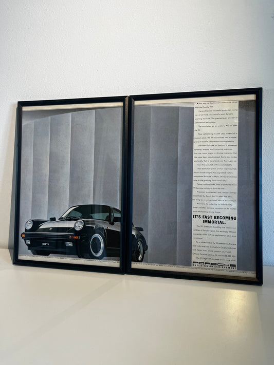 Original Porsche 911 Advert - 1980s