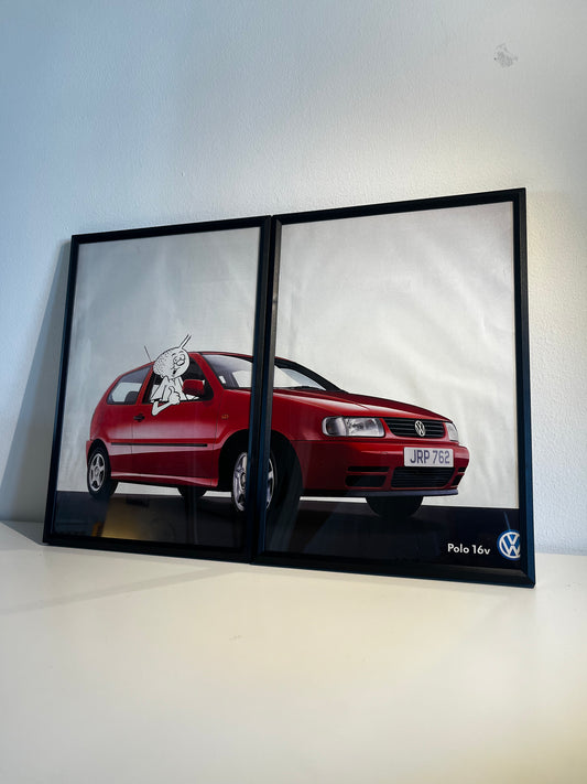 vintage volkswagen polo advert