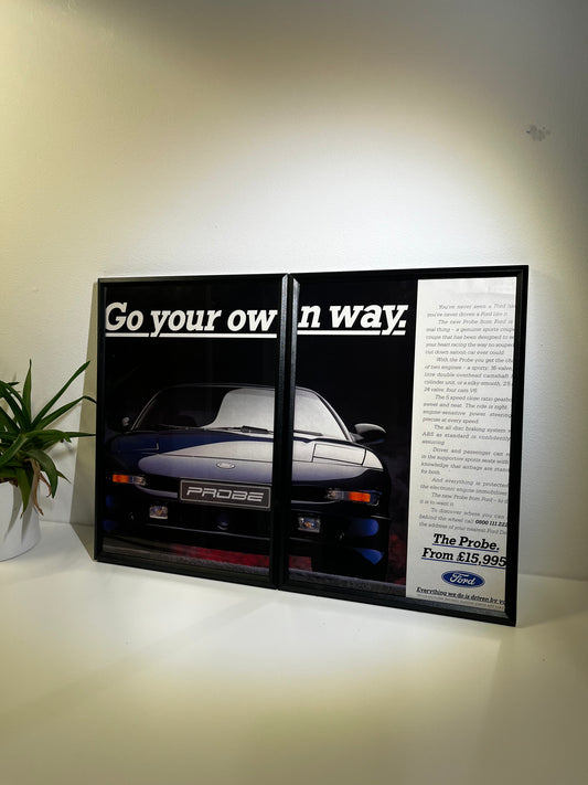 RARE Original Ford Probe Advert - 1990s