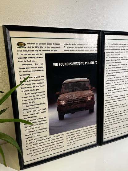 Original Land Rover Discovery Advert -  1990s