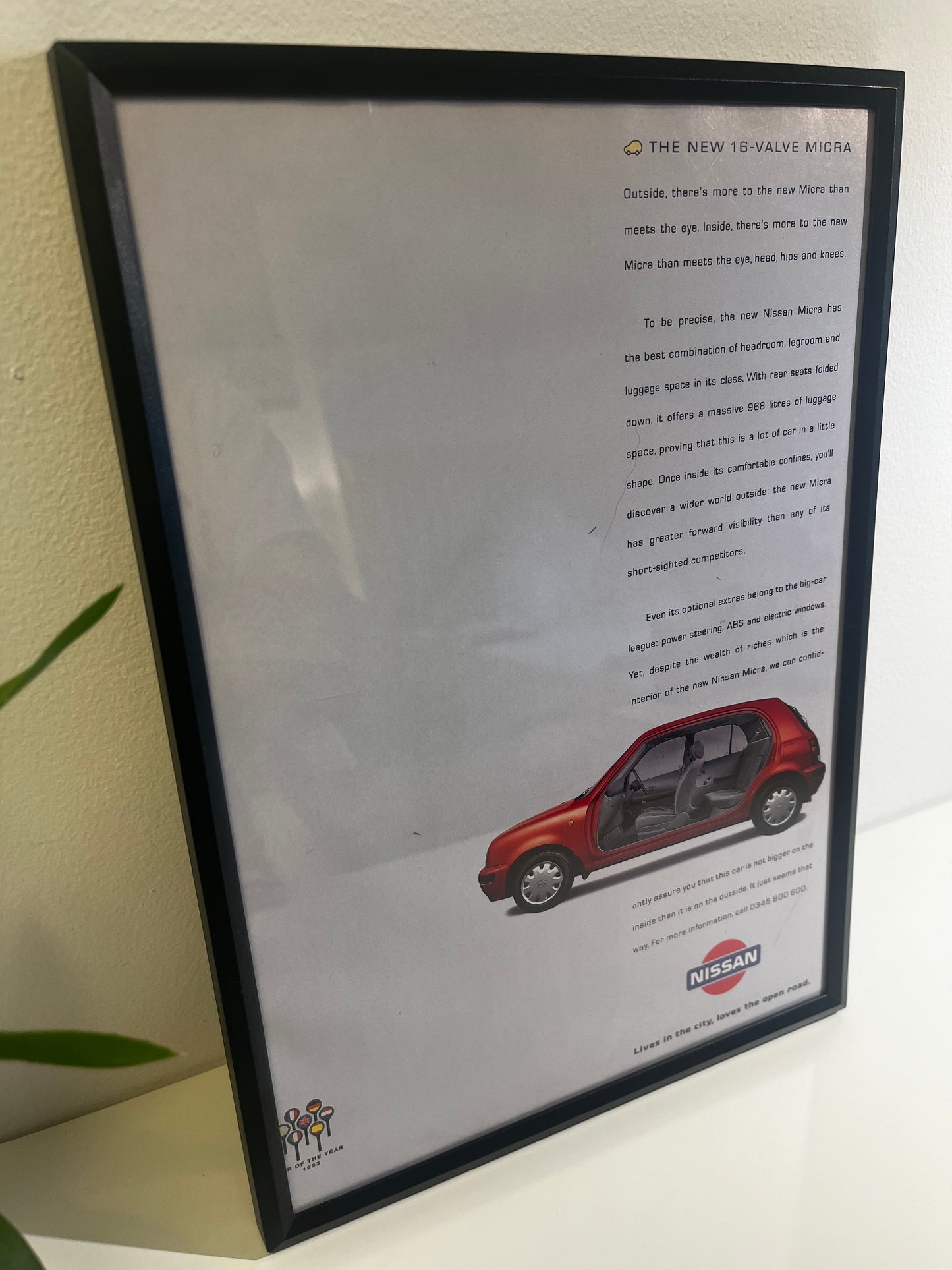 RARE Original Nissan K11 Micra Advert  Poster - 1990s