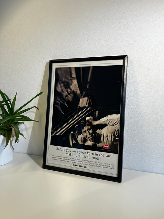 RARE Original Audi Advert Poster - 1990s