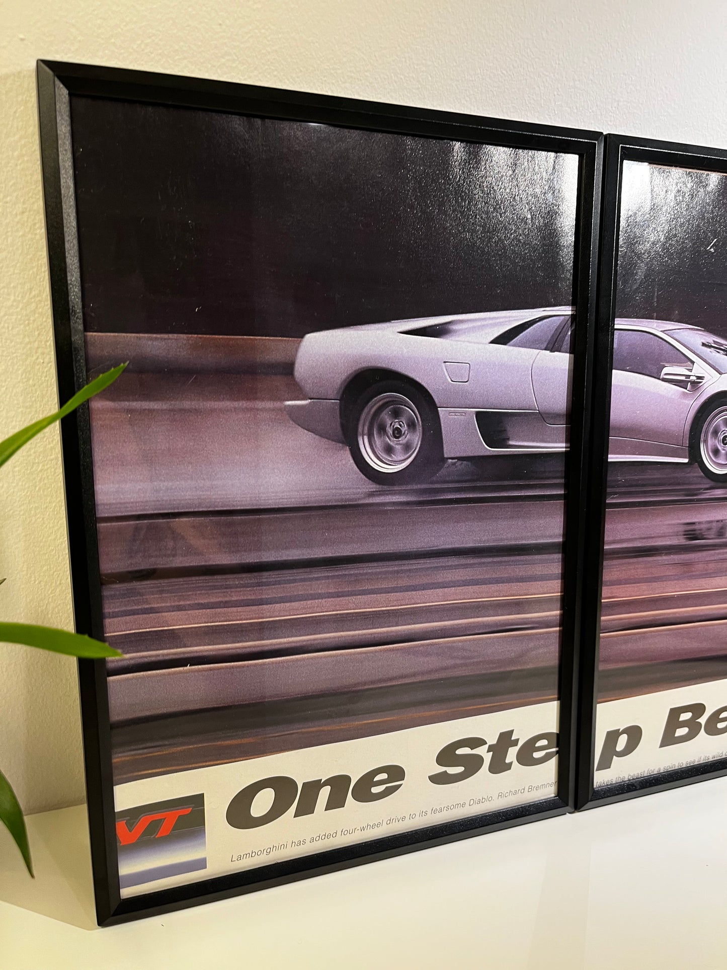 RARE Original Lamborghini Diablo Advert Poster - 1990s
