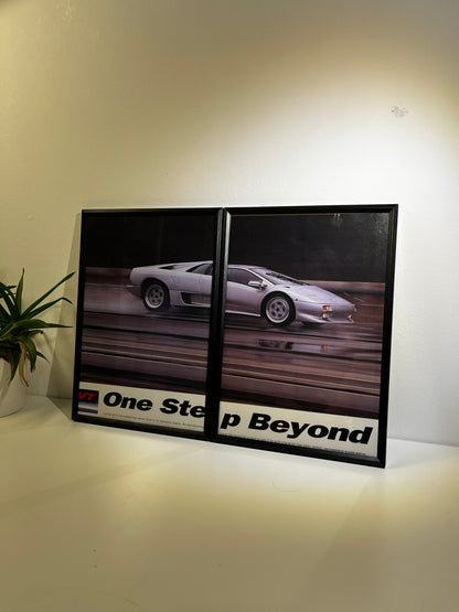 RARE Original Lamborghini Diablo Advert Poster - 1990s