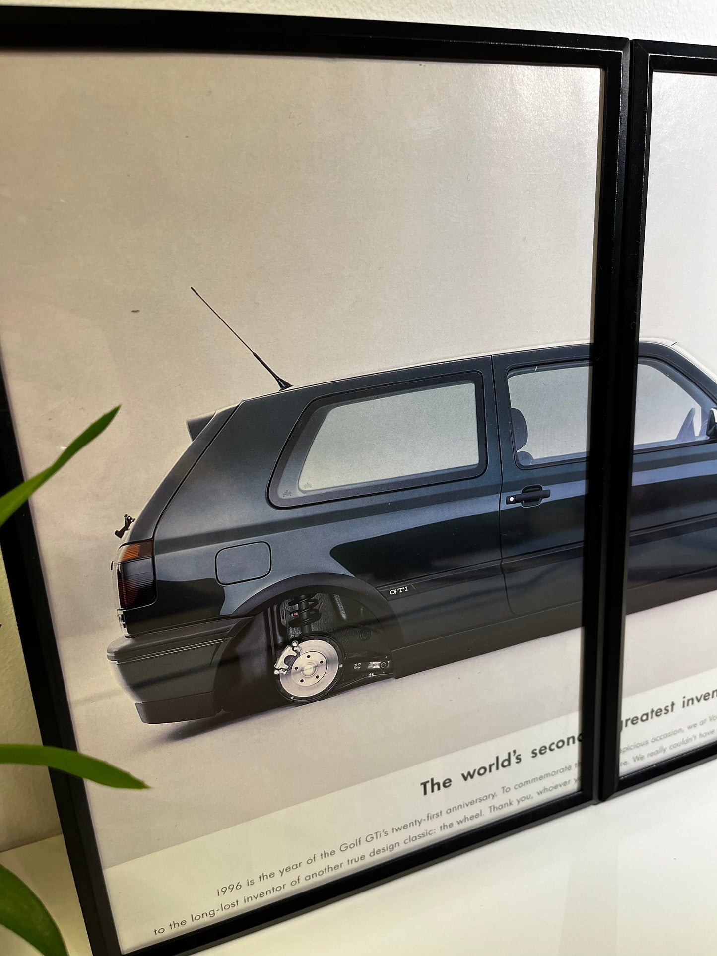 Rare Original 90s Volkswagen Mk3 Golf GTI Advert Poster